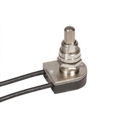SATCO products 80/1127 NKL FIN PUSH SWITCH 5/8" SHANK