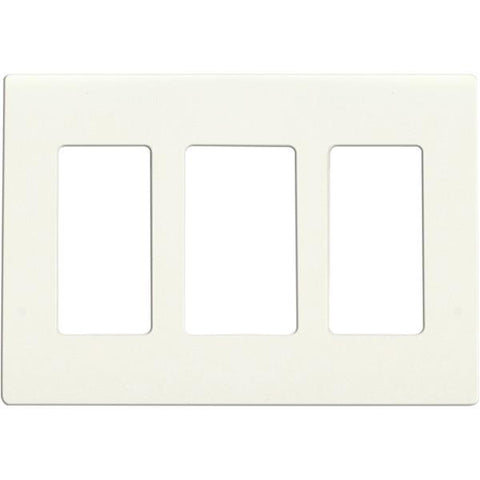 SATCO products 96/321 CLARO 3 GANG WALLPLATE WH