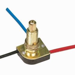 SATCO products 80/1130 BR FINISH 3 WAY PUSH SWITCH 5/