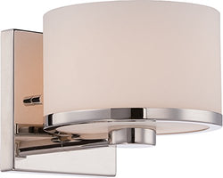 NUVO 60/5471 Celine - 1 Light Vanity Fixture with Etched Opal Glass