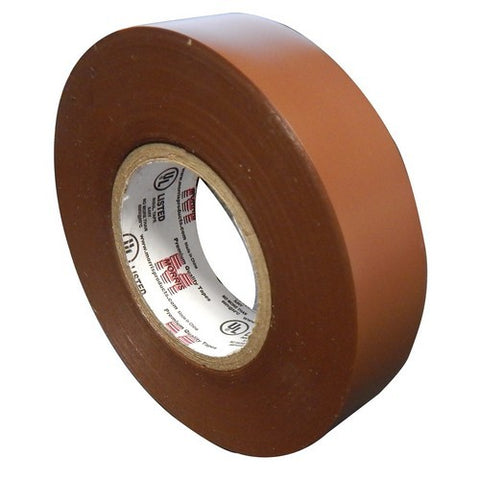 60060, 7Milx3/4"x60' PVC Tape Brown