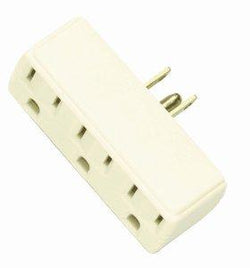 SATCO products 90/1118 SINGLE TO TRIPLE ADAPTER-IVORY