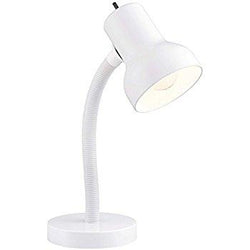SATCO SF77/538 Goose Neck Desk Lamp; White Finish