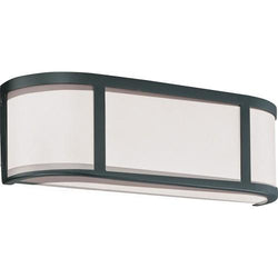 NUVO 60/2972 Odeon - 2 Light Wall Sconce with Satin White Glass