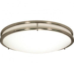 NUVO 62/1038 Glamour LED 24" Flush Mount Fixture - Brushed Nickel Finish - Lamps Included