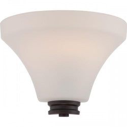 NUVO 62/431 Cody - 1 Light Wall Sconce with Satin White Glass - LED Omni Included