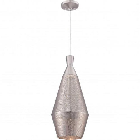 NUVO 62/473 Marx - 1 Light Perforated Metal Shade Pendant with 14w LED PAR Lamp Included