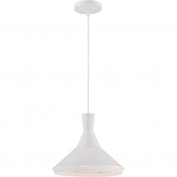 NUVO 62/482 Luger - 1 Light Perforated Metal Shade Pendant with 14w LED PAR Lamp Included