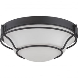 NUVO 62/528 Baker - LED Flush Fixture with Satin White Glass