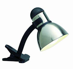 SATCO SF76/357 Clip On Goose Neck Lamp; Steel / Black Finish