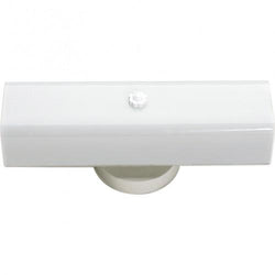 NUVO SF77/087 2 Light - 14" - Vanity - with White "U" Channel Glass