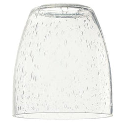 Westinghouse 8509000 - Clear Seeded Glass Shade - 2 1/4-Inch Fitter
