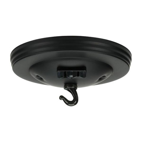 SATCO products 90/040 BLK CANOPY W/CONVEN OUTLET