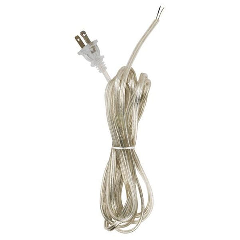 SATCO products 90/1417 12 FT. CLEAR SILVER CORD SET