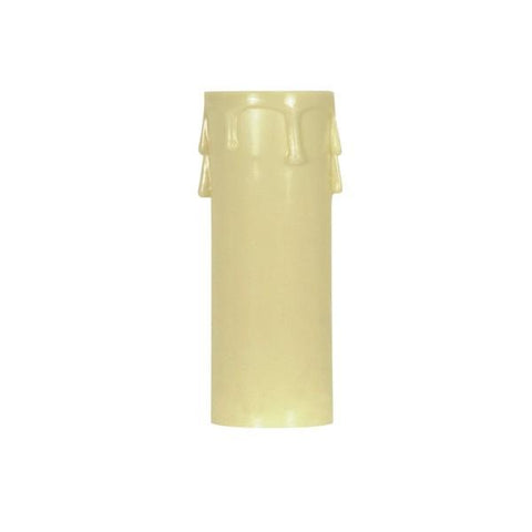 SATCO products 90/1517 4" ED. CANDLE COVER IVORY/IV D