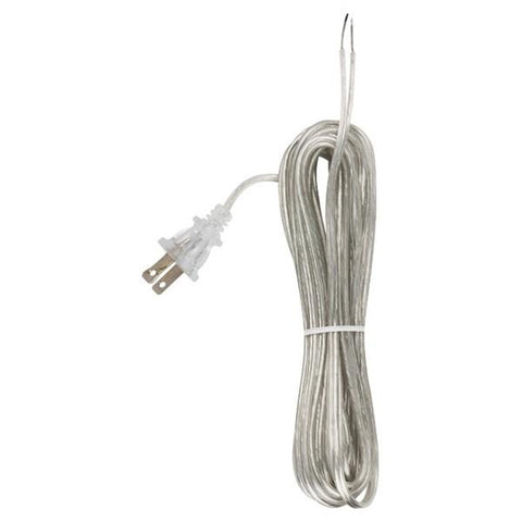 SATCO products 90/1538 20' CLEAR SILVER CORD SET SPT-