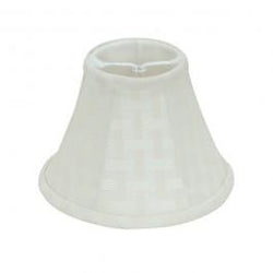 SATCO products 90/2486 CREAM BAMBOO LINEN CLIP ON