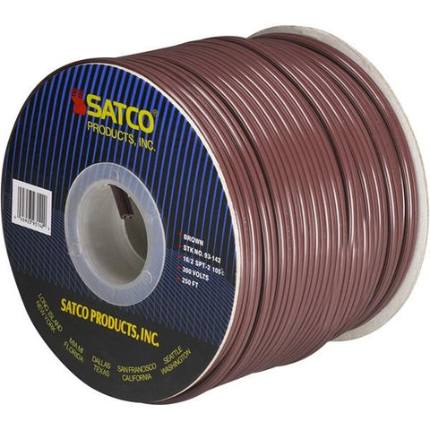 SATCO products 93/142 16/2 SPT2 250' SPOOL BROWN