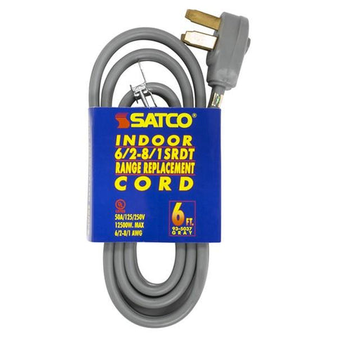 SATCO products 93/5037 6FT 6/2+8/1 SRDT GRAY FLAT