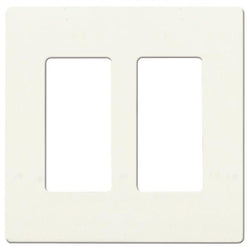 SATCO products 96/221 CLARO 2 GANG WALLPLATE WH