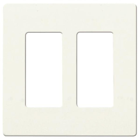 SATCO products 96/221 CLARO 2 GANG WALLPLATE WH