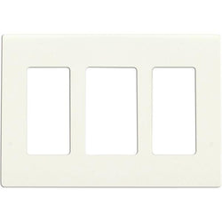 SATCO products 96/321 CLARO 3 GANG WALLPLATE WH