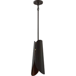 NUVO 62/846 Thorn - Small LED Pendant; Bronze with Copper Accents Finish