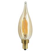 Halco  81136 CA10 4W 2400K AMBER DIMMABLE  FILAMENT E12 ProLED