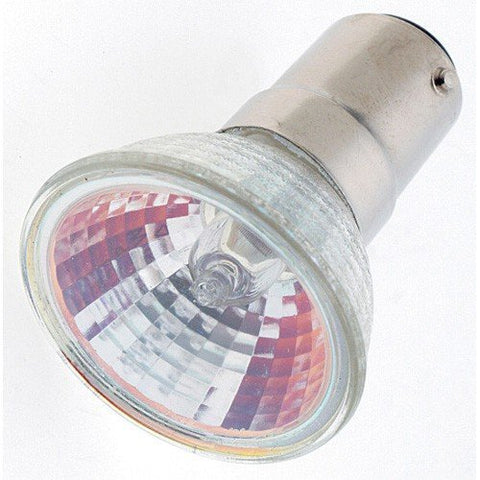 Satco  S1955  35 watt; Halogen; MR11; GDY/C; 2000 Average rated Hours; DC Bay base; 12 volts