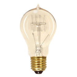 Satco  S2419  60 watt A19 Incandescent; Clear; 3000 average rated hours; 240 lumens; Medium base; 120 volts