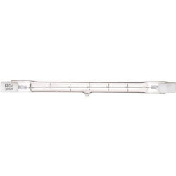Satco  S1925  300 watt; Halogen; T3; Clear; 1500 Average rated Hours; 5300 Lumens; Double Ended base; 130 volts