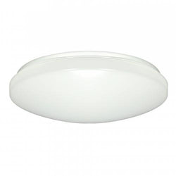 NUVO 62/797 14" Flush Mounted LED Light Fixture - White Finish; With Occupancy Sensor; 120-277 Volts