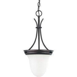 NUVO 60/3174 1 Light 10" Pendant with Frosted White Glass