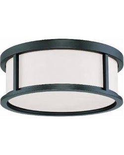 NUVO 60/2982 Odeon - 3 Light 15" Flush Dome with Satin White Glass