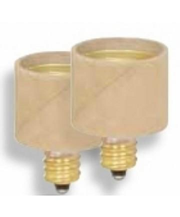 SATCO products S70/214 CANDEL TO MED ADAPTER 2 PER CA